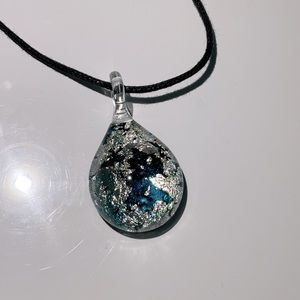 North One Artistic Glass jewelry pendant.Made in Japan. NWT